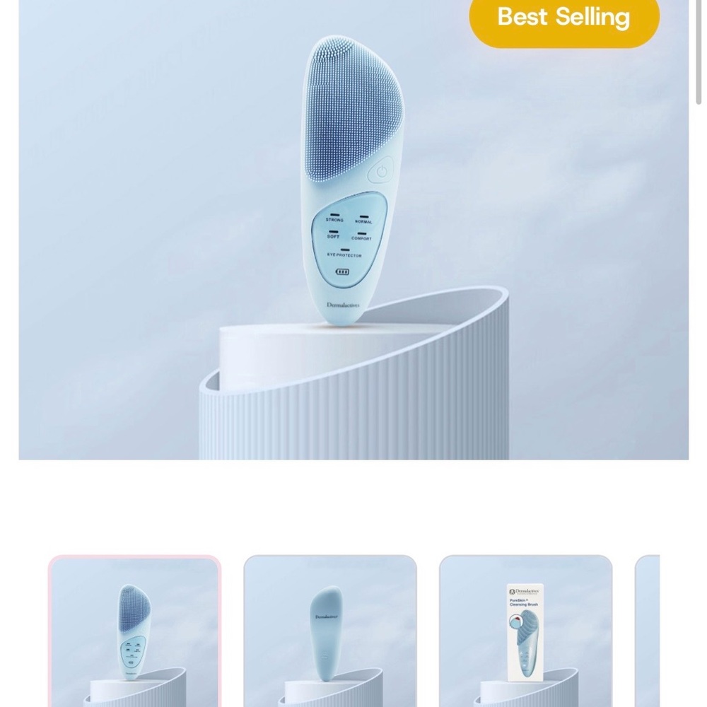 Blue Facial Cleansing Brush